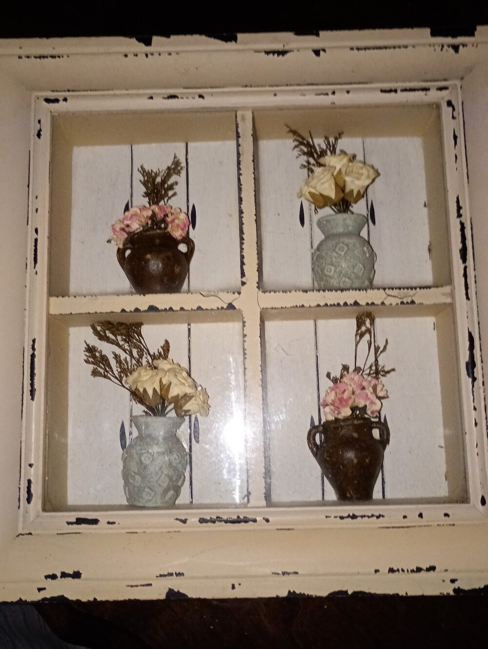 Rustic Cream Shadow Box